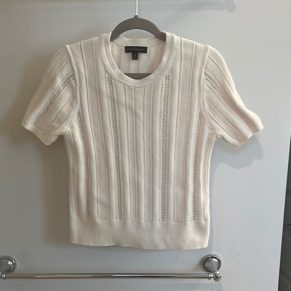 Banana Republic sweater; 100% cotton; washed and worn 3x; excellent condition